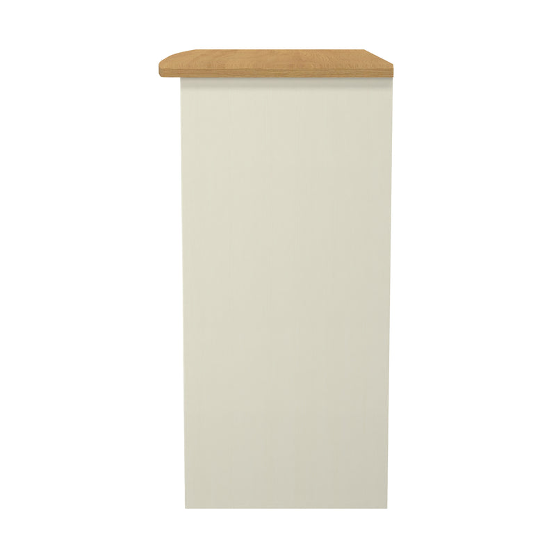 Byland Ready Assembled Vanity in Cream Ash & Modern Oak