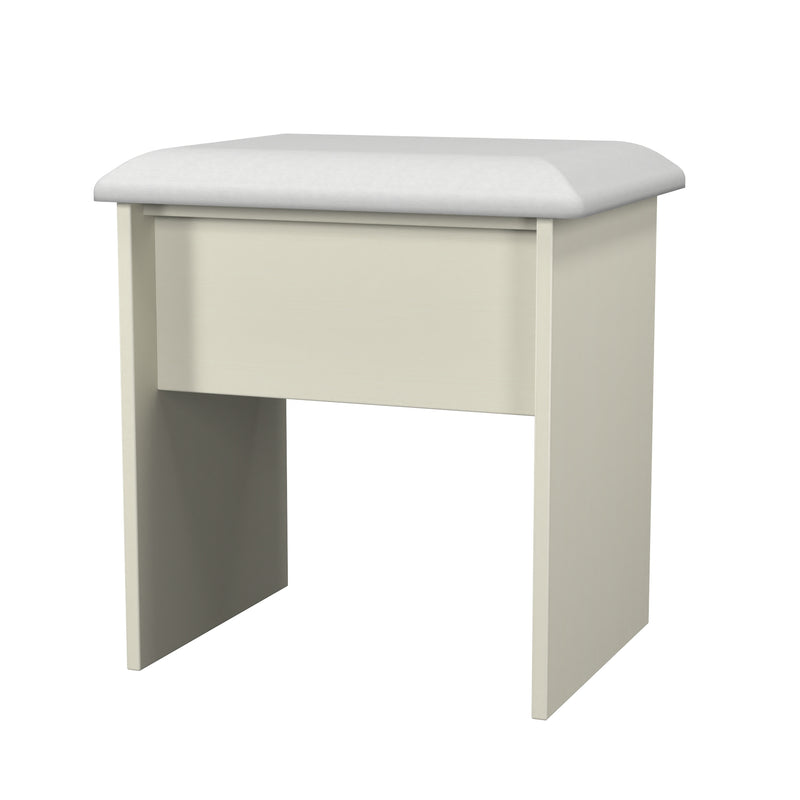 Byland Ready Assembled Stool in Cream Ash & Modern Oak