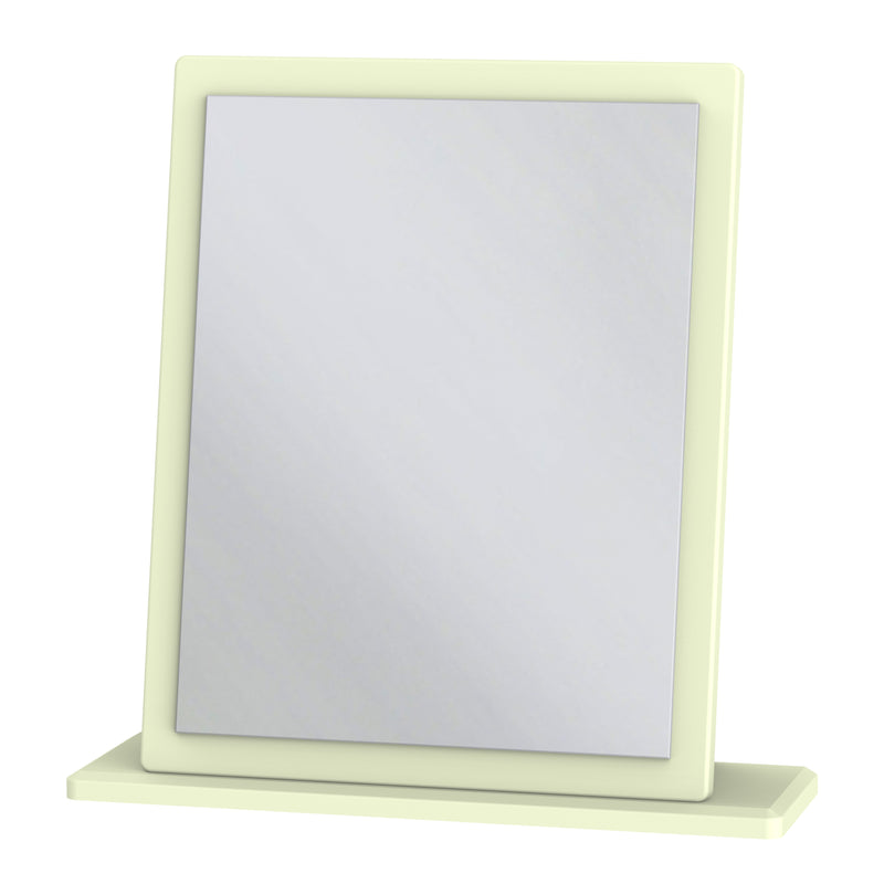 Byland Ready Assembled Mirror in Cream Ash & Modern Oak