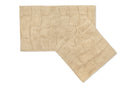 Waves Pure Cotton Jacquard 2pc Bath set in Beige