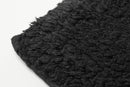 Waves Pure Cotton Jacquard 2pc Bath set in Black