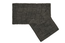 Waves Pure Cotton Jacquard 2pc Bath set in Charcoal