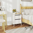 HOMCOM Chest of Drawers, Aluminium Handles, White