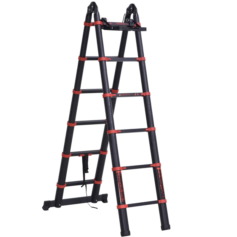 HOMCOM Telescoping Ladder