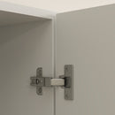 HOMCOM Freestanding Kitchen Cupboard, Storage Cabinet With Doors Cream White