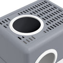 PawHut Enclosed Cat Litter Tray with Lid, Front Entry, Top Exit, Scoop