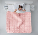 Weighted Sherpa Blanket in Blush Pink