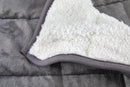 Weighted Sherpa Blanket in Grey