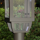 Outsunny 1.3 M LED Garden Lamp Post Light, Waterproof IP44, Cool White