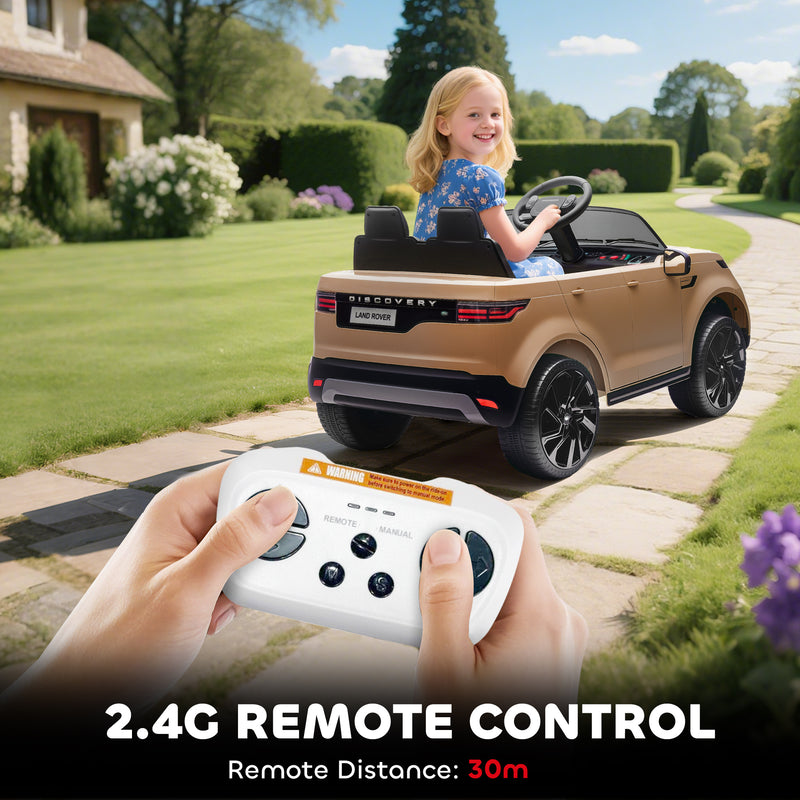 AIYAPLAY Land Rover Discovery Licensed 12V Kids Electric Car w/ Remote