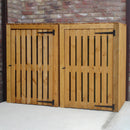 Double Wheelie Bin Store