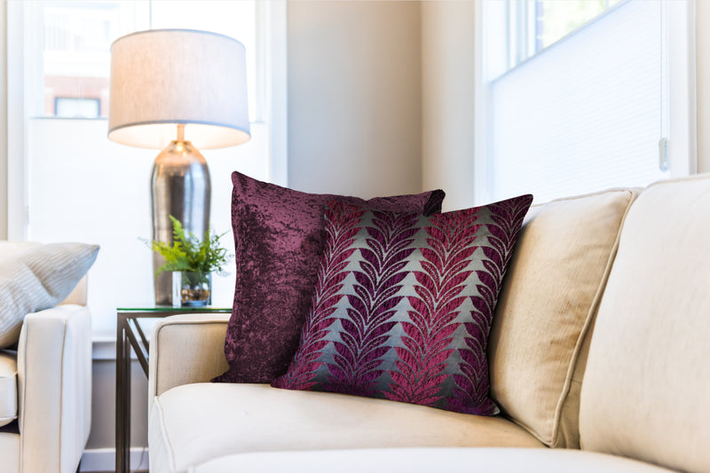 Willow - Cushion Cover in Plum