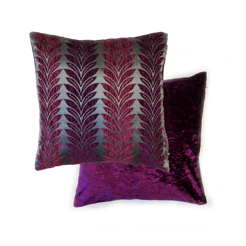 Willow - Cushion Cover in Plum
