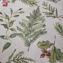 D & D Winter Sprigs Duvet Cover Set in Green