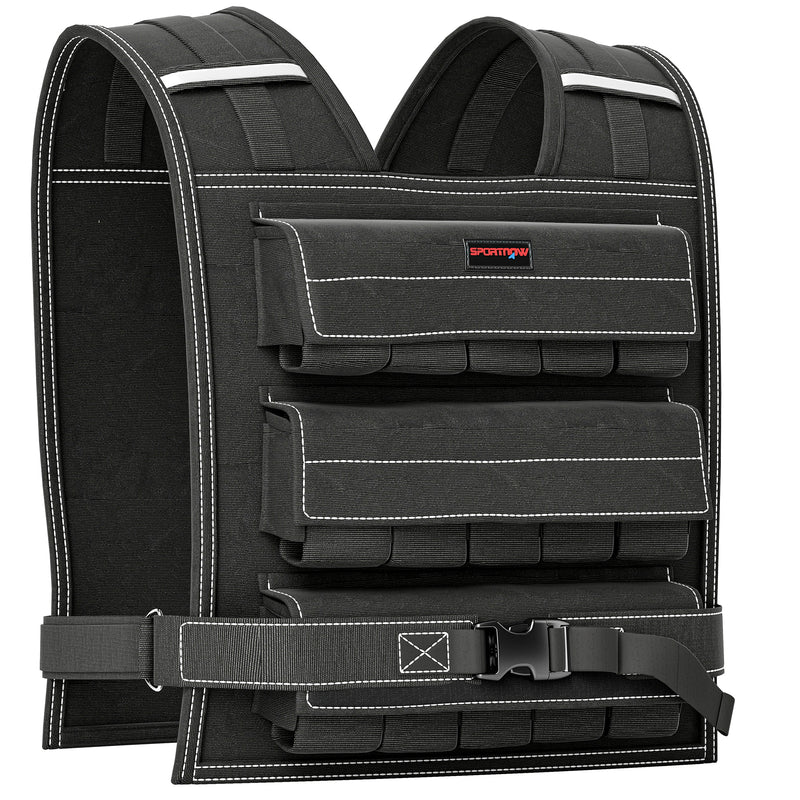 Adjustable Weighted Vest With Metal Weights, Running Weight Vest