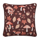 Fusion Woodland Dreams Filled Cushion in Chocolate