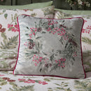 D & D Winter Sprigs Filled Cushion in Green