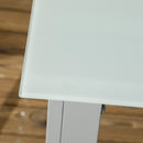 Outsunny 7 Piece Garden Dining Set, Outdoor Table and 6 Chair, Aluminium, Grey