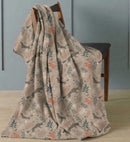 Woodland Creatures Printed Super Soft Flannel Throw - 120x150cm