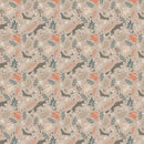 Woodland Creatures Printed Super Soft Flannel Throw - 120x150cm