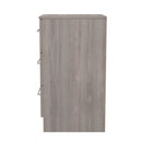 Wellington Ready Assembled 3 Drawer Bedside Cabinet in Grey Oak