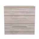 Wellington Ready Assembled 3 Drawer Chest in Grey Oak