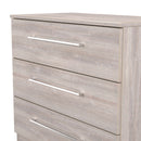 Wellington Ready Assembled 3 Drawer Chest in Grey Oak