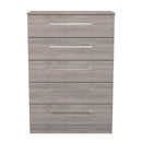 Wellington Ready Assembled 5 Drawer Chest in Grey Oak