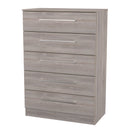 Wellington Ready Assembled 5 Drawer Chest in Grey Oak