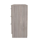 Wellington Ready Assembled Double Pedestal Desk in Grey Oak