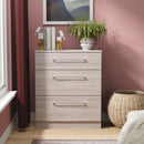 Wellington Ready Assembled 3 Drawer Deep Chest in Grey Oak