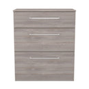 Wellington Ready Assembled 3 Drawer Deep Chest in Grey Oak