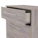 Wellington Ready Assembled 3 Drawer Deep Chest in Grey Oak