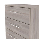 Wellington Ready Assembled 4 Drawer Deep Chest In Grey Oak