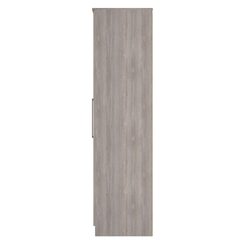Wellington Ready Assembled 2 Door Wardrobe in Grey Oak