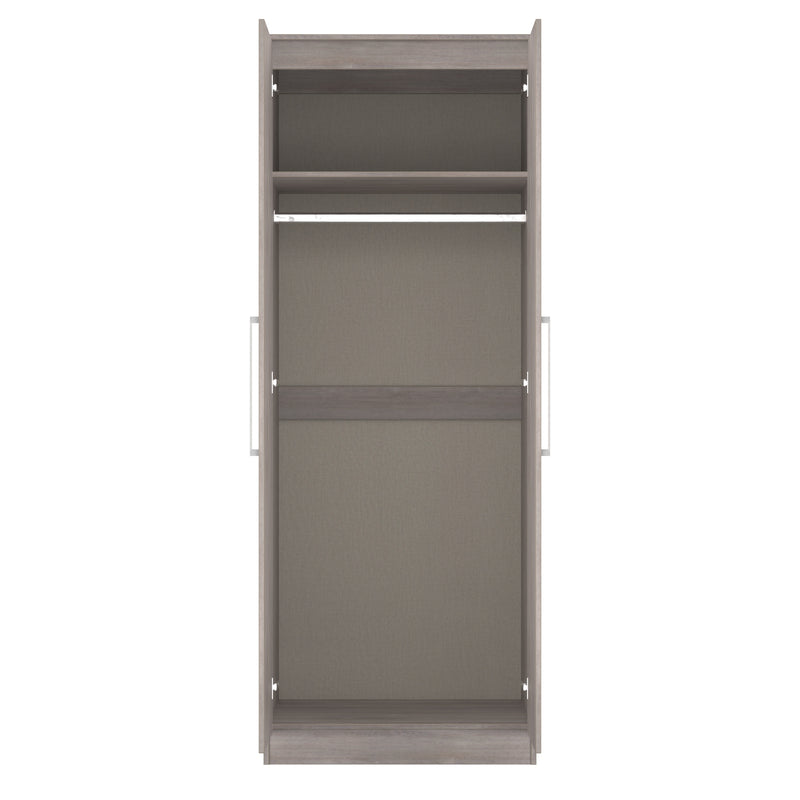Wellington Ready Assembled 2 Door Wardrobe in Grey Oak