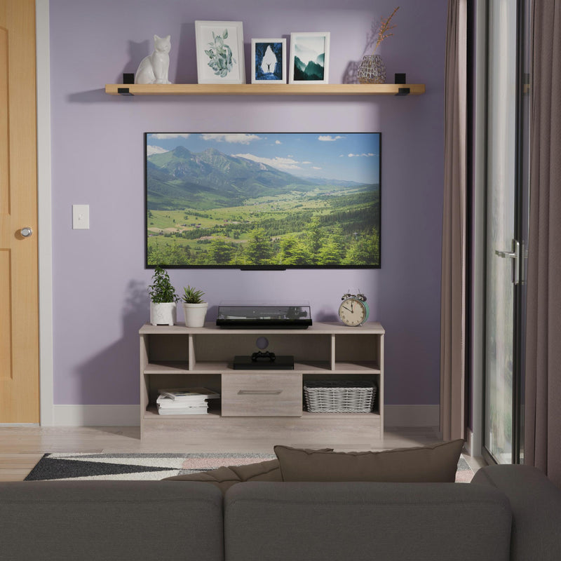 Wellington Ready Assembled 1 Drawer TV & Media Unit in Grey Oak