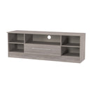Wellington Ready Assembled Wide 1 Drawer TV & Media Unit in Grey Oak