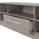 Wellington Ready Assembled Wide 1 Drawer TV & Media Unit in Grey Oak