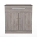 Wellington Ready Assembled 1 Drawer 2 Door Sideboard in Grey Oak
