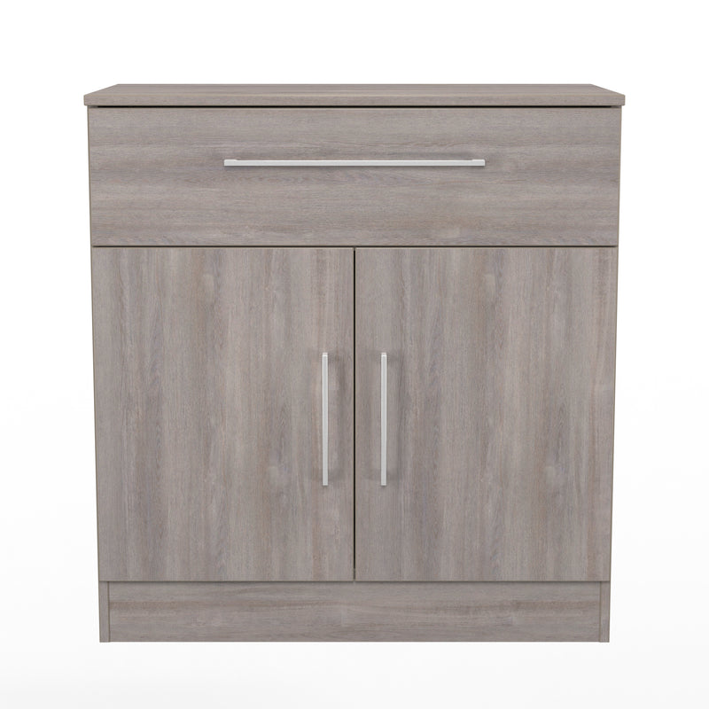 Wellington Ready Assembled 1 Drawer 2 Door Sideboard in Grey Oak
