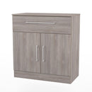 Wellington Ready Assembled 1 Drawer 2 Door Sideboard in Grey Oak