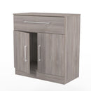Wellington Ready Assembled 1 Drawer 2 Door Sideboard in Grey Oak