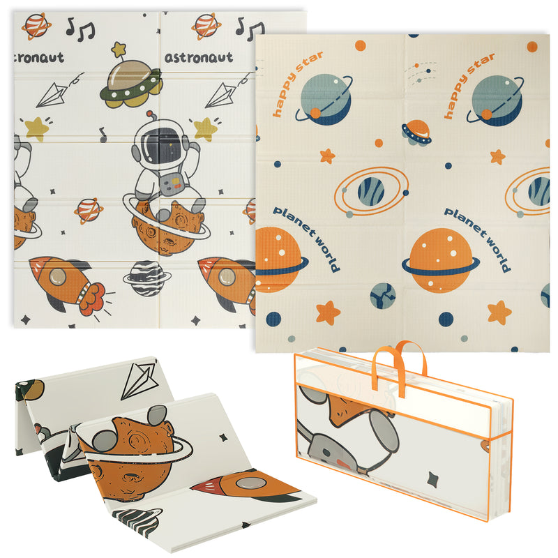 AIYAPLAY Baby Play Mat, Foldable Activity Playmat,