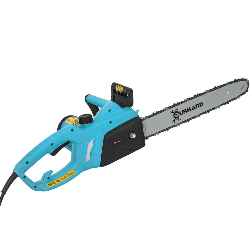 DURHAND Electric Chainsaw Garden Tools, 2000 W, 40 Cm Blade For Wood