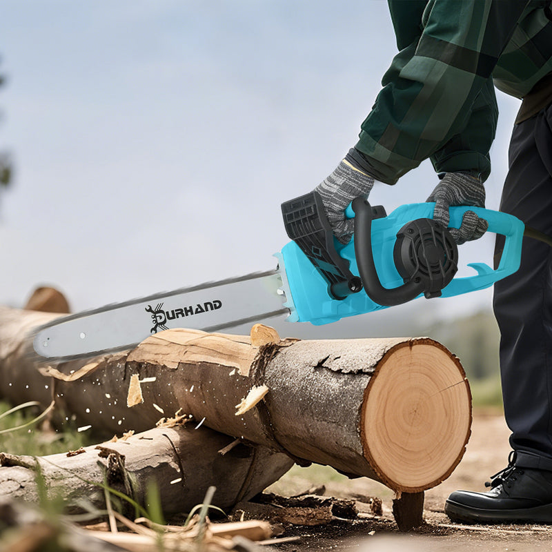 DURHAND Electric Chainsaw Garden Tools, 2000 W, 40 Cm Blade For Wood