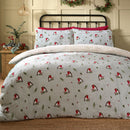 Fusion Winter Robin Duvet Cover Set in Duck Egg