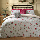 Fusion Winter Robin Duvet Cover Set in Duck Egg