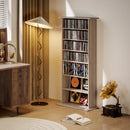HOMCOM CD Storage Unit DVD Tower Blu-ray Storage Shelf for Living Room