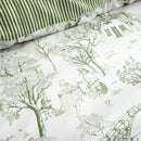 Fusion Woodland Toile Duvet Cover Set in Green